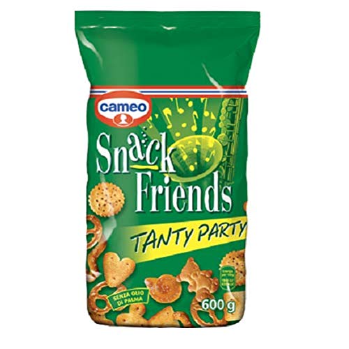 Cameo Crackers Snack & Friends Tanty Party 600 gr viele Party Salzgebäck von Cameo