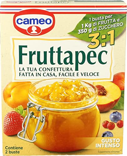 Cameo Fruttapec Gusto Intenso Zubereitet für Hausgemachte Marmelade 50g ( Enthält 2 Beutel à 25g ) von Cameo