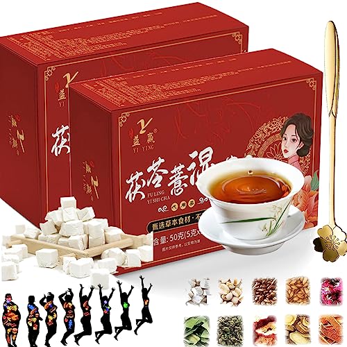 Body Dampness Clearing Herbal Tea, Dampness Removing Tea, Chinese Nourishing Liver Tea, Health Liver Care Tea for Men Women Weight Loss (2 Box) von Camic