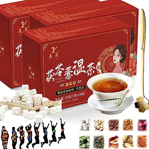 Body Dampness Clearing Herbal Tea, Dampness Removing Tea, Chinese Nourishing Liver Tea, Health Liver Care Tea for Men Women Weight Loss (3 Box) von Camic