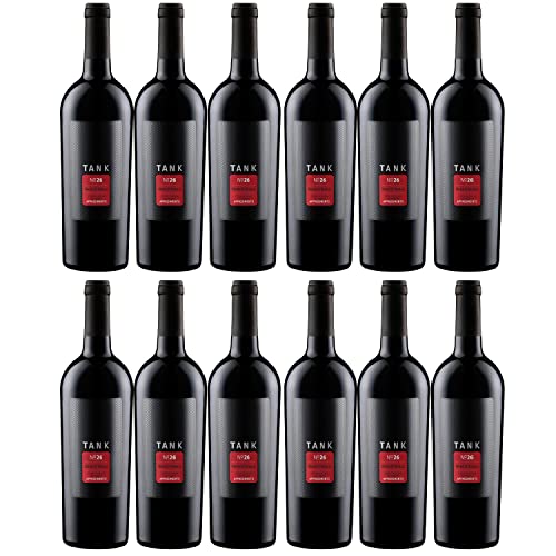 Camivini TANK 26 Nero d'Avola Appassimento IGT Rotwein Wein Halbtrocken Italien I FeinWert Paket (12 Flaschen) von Camivini