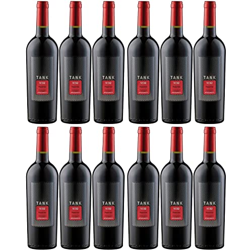 Camivini TANK 32 Primitivo Appassimento IGT Rotwein Wein Halbtrocken Italien I FeinWert Paket (12 Flaschen) von Camivini