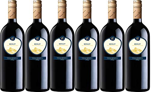 Campagnola Merlot Veneto IGT Villa Rocca 1.0 l trocken (6 x 1 l) von Campagnola