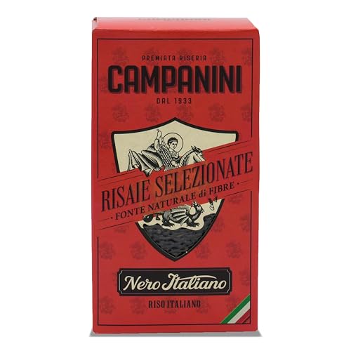 RISO NERO Schwarzer Reis RISERA CAMPANINI 500g aus Italien orientalischer Reis von Campanini