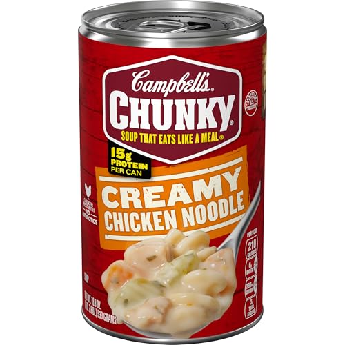 Campbell's Chunky Soup, cremige Hühner-Nudelsuppe, 533 ml Dose Campbell's Chunky Soup, cremige Hühner-Nudelsuppe, 533 ml Dose von Campbell's