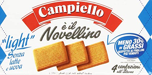 3x Campiello Novellino light Kekse ohne Milch & ohne Eier 350g Kuchen Butterkeks 3x Campiello Novellino light Kekse ohne Milch & ohne Eier 350g Kuchen Butterkeks von Campiello