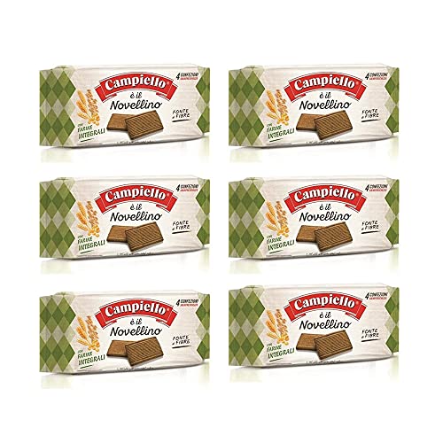 6x Campiello Novellino Integrali Vollkorn Kekse 350g Kuchen Butterkeks 6x Campiello Novellino Integrali Vollkorn Kekse 350g Kuchen Butterkeks von Campiello