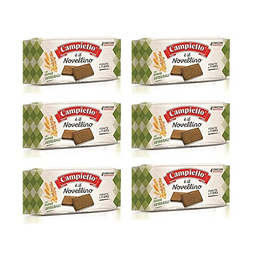 6x Campiello Novellino Integrali Vollkorn Kekse 350g Kuchen Butterkeks von Campiello