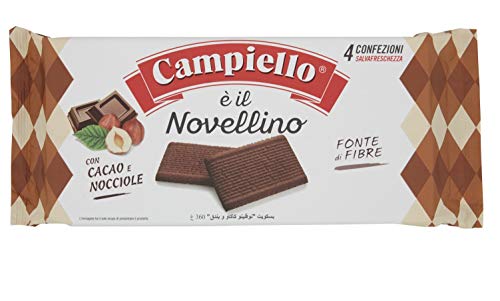 Campiello Novellino cacao Kekse Kakao und Haselnuss 350g Kuchen Butterkeks von Campiello