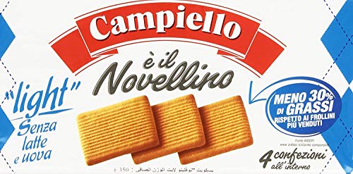 Campiello Novellino light Kekse ohne Milch & ohne Eier 350g Kuchen Butterkeks von Campiello