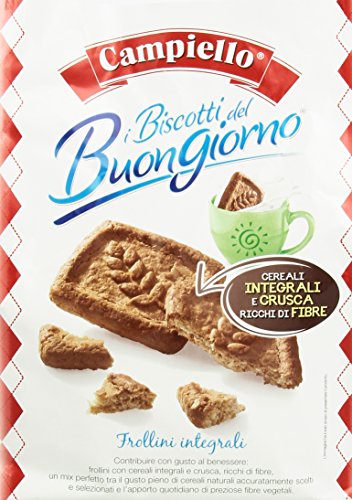 Campiello i Biscotti del Buongiorno Frollini Integrali con cereali e crusca kekse mit Vollkornprodukten und Kleie 700g biscuits cookies 100% Italienische Kekse von Campiello