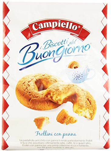 Campiello i Biscotti del Buongiorno Frollini alla panna Sahne Shortbread Kekse mit Sahne 700g biscuits cookies 100% Italienische Kekse von Campiello