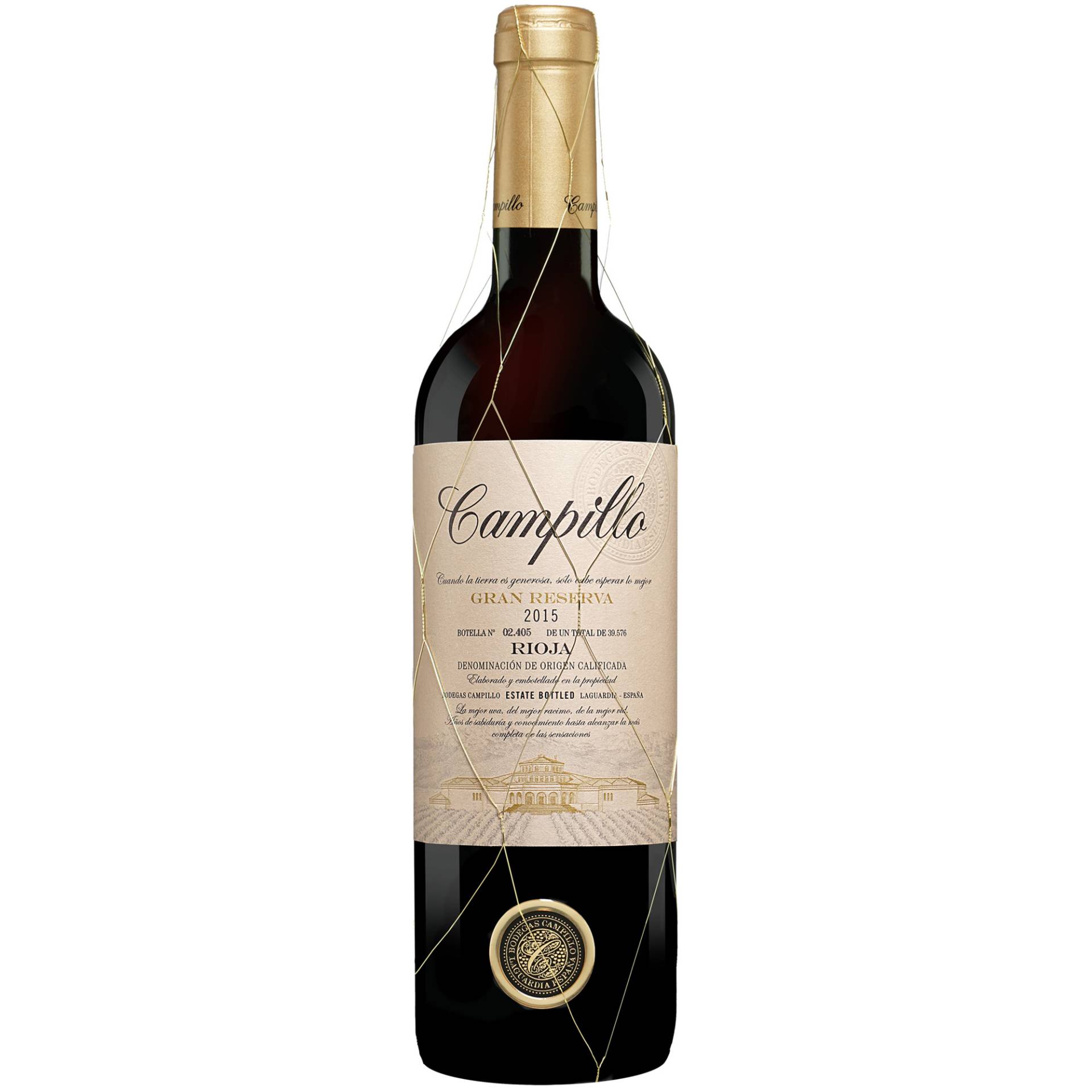 Campillo Tinto  Gran Reserva 2015  0.75L 14.5% Vol. Rotwein Trocken aus Spanien von Campillo