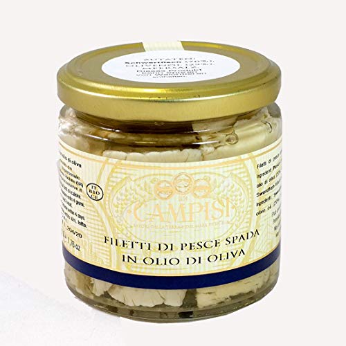 CAMPISI Sizilianische Schwertfischfilets in Olivenöl, 220g CAMPISI Sizilianische Schwertfischfilets in Olivenöl, 220g von Campisi