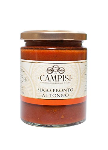 Frühlingsangebot! 2x 220gr Sugo al Tonno - Sizilianische Soße mit Thunfisch und Pachino Tomaten von Campisi