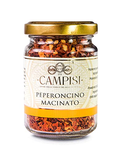 Peperoncino Macinato - getrocknete Chili Flocken aus Sizilien 50gr von Campisi