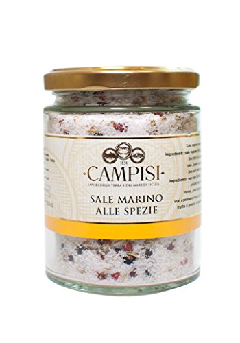 Sale marino alle spezie - Italienisches Gewürz Meersalz fein 300gr von Campisi