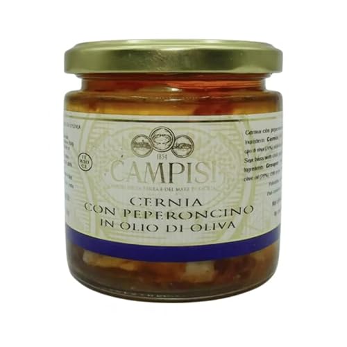 TIPILIANO | Grouper mit heißer Pfeffer in Olivenöl | 300 gr. von Campisi