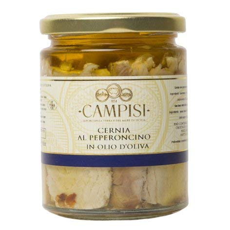 TIPILIANO | Grouper mit heißer Pfeffer in Olivenöl | 300 gr. TIPILIANO | Grouper mit heißer Pfeffer in Olivenöl | 300 gr. von Campisi