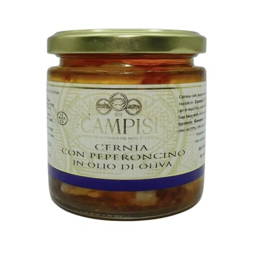 TIPILIANO | Grouper mit heißer Pfeffer in Olivenöl | 300 gr. von Campisi