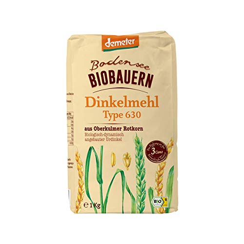 Campo Verde, Demeter Bodensee Biobauern Dinkelmehl Type, 5er Pack (5 x 1 kg) von Campo Verde