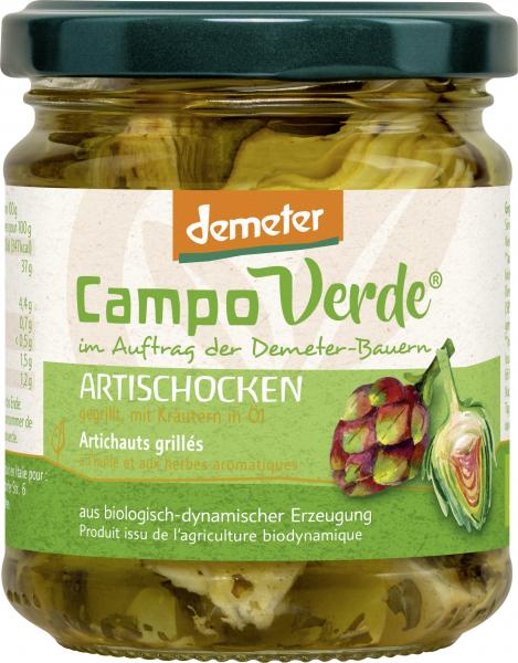 Campo Verde Demeter Artischocken gegrillt mit Kräutern in Öl von Campo Verde