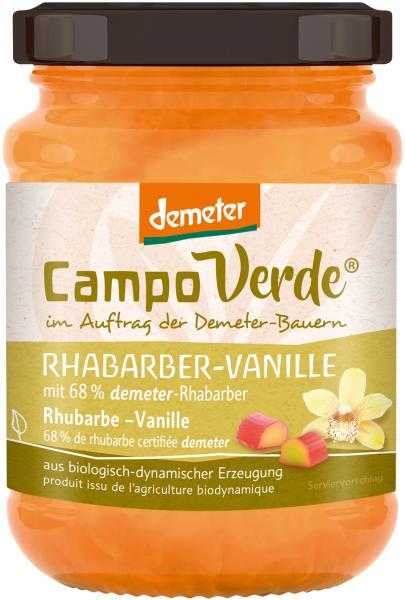 Campo Verde Demeter Fruchtaufstrich Rhabarber-Vanille von Campo Verde