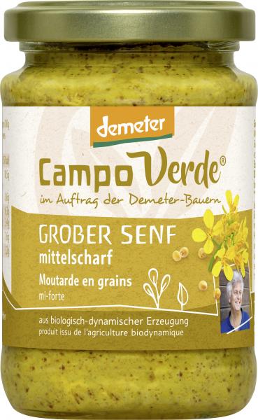 Campo Verde Demeter Grober Senf mittelscharf von Campo Verde