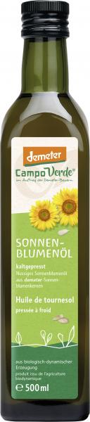 Campo Verde Demeter Sonnenblumenöl kaltgepresst von Campo Verde