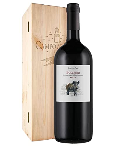 Bolgheri DOC Rosso Campo al Faro 2022 Magnum 1,5 ℓ, Cassetta di legno von Campo al Faro