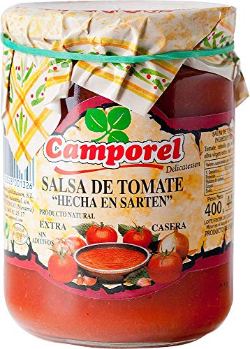 Camporel Salsa De Tomate „Hecha en Sarten“ Tomatensoße (6 x 400 g) von Camporel
