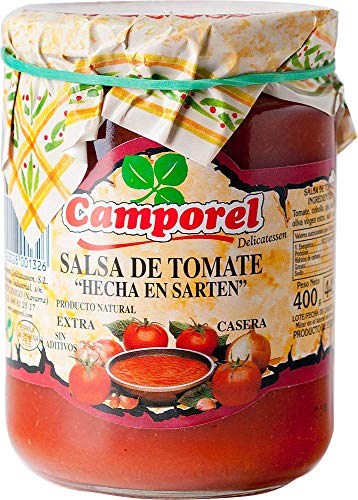 Camporel Salsa De Tomate „Hecha en Sarten“ Tomatensoße (6 x 400 g) von Camporel