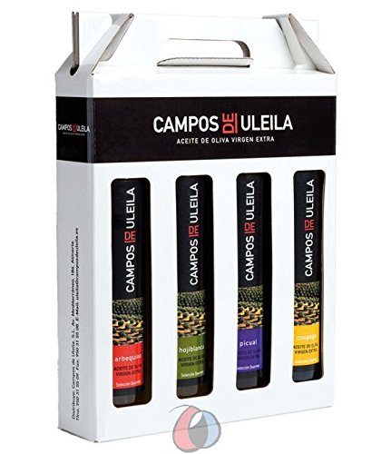 Bio Olivenöl - Campos de Uleila - Fall 4 Flaschen 250 ml Sorten von olivaoliva