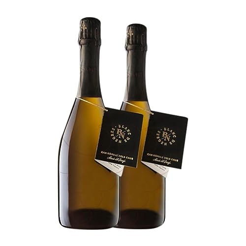 Can Ràfols Blanc de Negres Pinot Schwarz Brut Reserve 75 cl (Schachtel mit 2 Flaschen von 75 cl) von Can Ràfols dels Caus