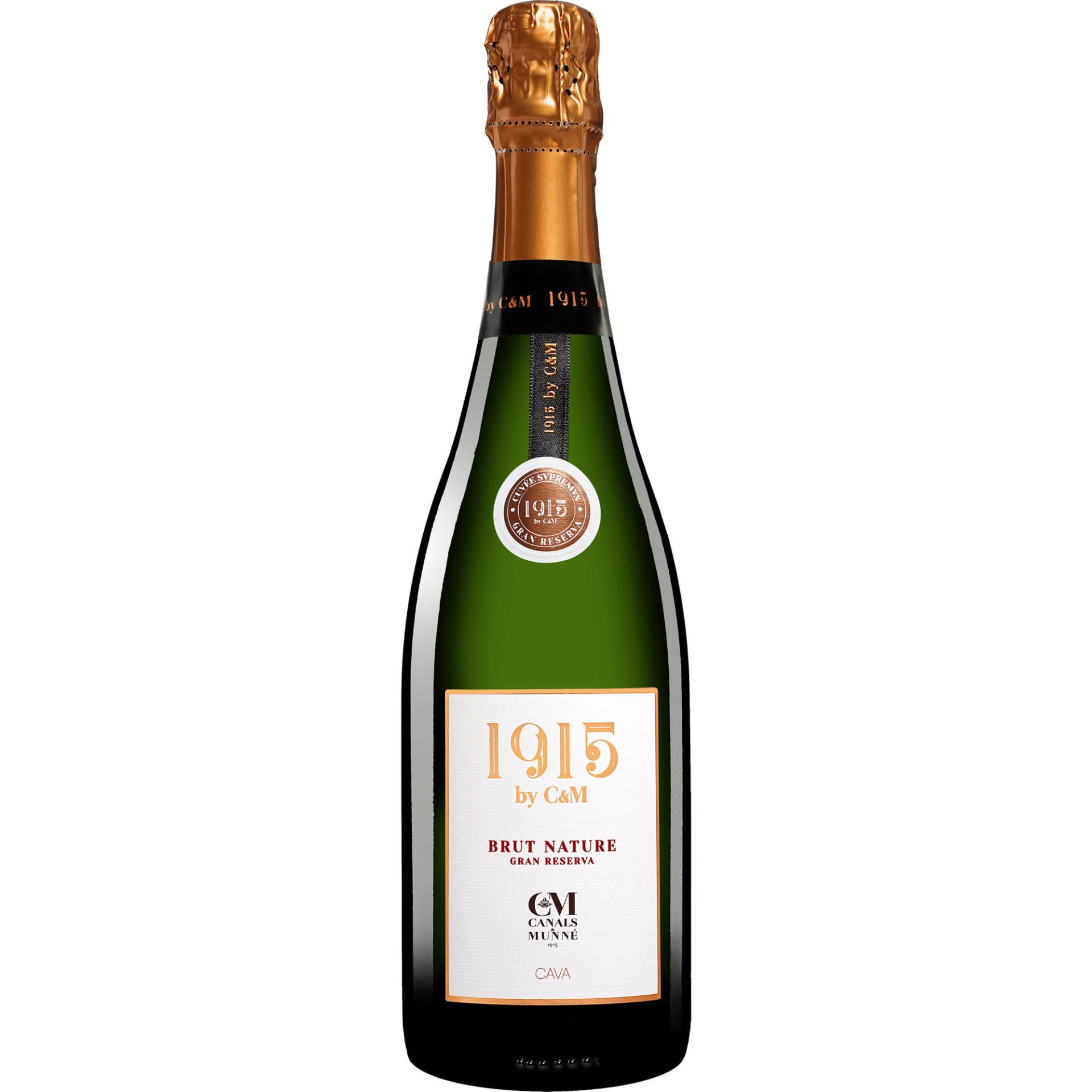 Canals & Munné Cava »1915« Gran Reserva Brut Nature 2018  0.75L 12.5% Vol. Sehr Trocken aus Spanien von Canals & Munné