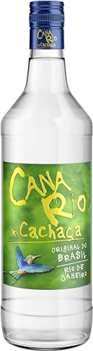 Canario - echter brasilianischer Cachaca aus Zuckerrohr (1 x 1,0 l) - der perfekte Begleiter für eine Caipirinha oder auch Pur ein Genuss - das brasilianische Nationalgetränk von Canario