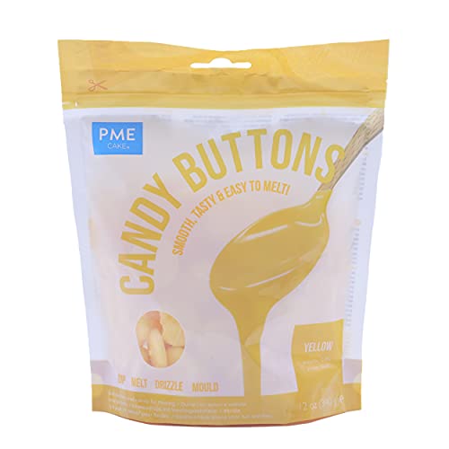 PME Candy-Buttons, Gelb, 340 g von Candy Buttons Yellow / Gelb