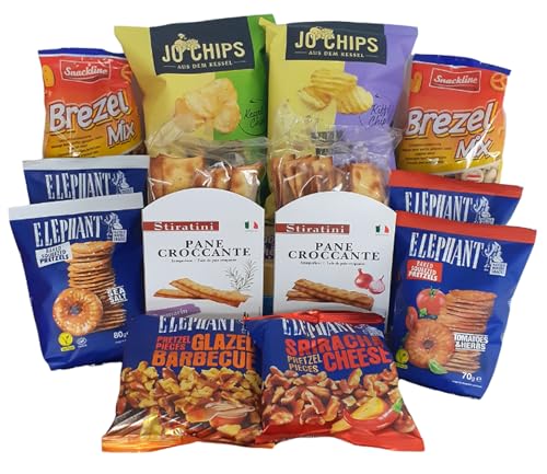 Snack Party Knabber Mix XXL | 12 Teile | Für Filmabende | Als Geschenkidee | Für Partys Snack Party Knabber Mix XXL | 12 Teile | Für Filmabende | Als Geschenkidee | Für Partys von Candy Hockenheim