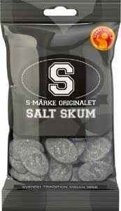14 x 70 g S-Märke - Salz Skum - Original - Schwedisch - Lakritz - Salmiak - Weingummi - Candy von Candy People - Swedish Traditional Candy