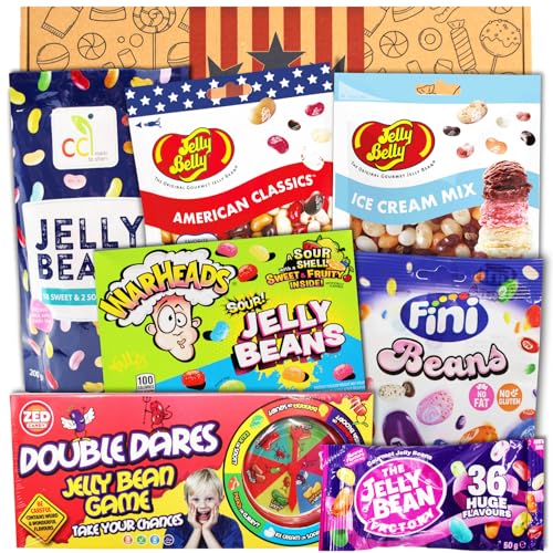 Jelly Beans Box | Trend Sweets mit beliebten Sorten | Mix of Brands | Jelly Beans Glücksrad - Double Dares | USA Süßigkeiten | Partygeschenk | Sweets zum Muttertag | Candy & Bar ® Jelly Beans Box | Trend Sweets mit beliebten Sorten | Mix of Brands | Jelly Beans Glücksrad - Double Dares | USA Süßigkeiten | Partygeschenk | Sweets zum Muttertag | Candy & Bar ® von Candy & Bar