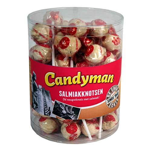CANDYMAN SALMIAKKNOTSEN - SALMIAK-LOLLIES - 60 STÜCK - 420GR von Candyman