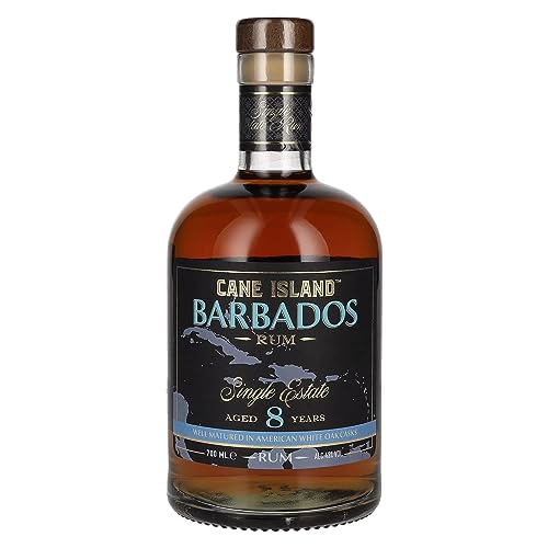 Cane Island BARBADOS 8 Years Old Single Estate Rum 43% Vol. 0,7l von Cane Island