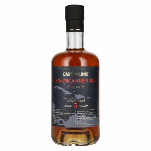 Cane Island DOMINICAN REPUBLIC 5 Years Old Single Estate Rum 43,00% 0,70 Liter von Cane Island