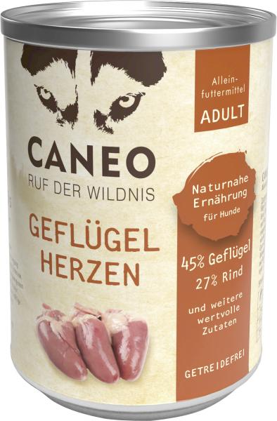 Caneo Ruf der Wildnis Geflügelherzen getreidefrei von Caneo