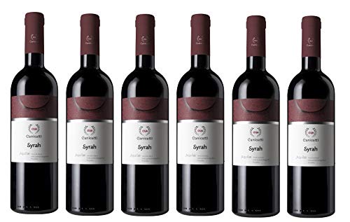 6x 0,75l - 2019er - Canicattì - Aquilae - Syrah - Sicilia I.G.P. - Sizilien - Italien - Rotwein trocken 6x 0,75l - 2019er - Canicattì - Aquilae - Syrah - Sicilia I.G.P. - Sizilien - Italien - Rotwein trocken von Canicattì - Aquilae