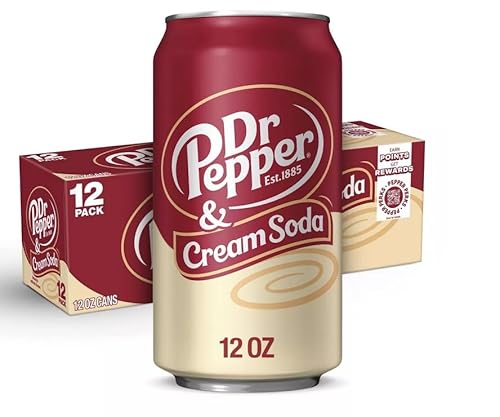 Cannapla Dr Pepper Cream Soda Kohlensäurehaltiges Getränk - Erfrischungsgetränk -, 355 ml, 4260 ml, 12 Stück Cannapla Dr Pepper Cream Soda Kohlensäurehaltiges Getränk - Erfrischungsgetränk -, 355 ml, 4260 ml, 12 Stück von Cannapla