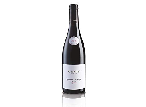 Canti - Barbera d'Asti D.O.C.G. Superiore, italienischer Rotwein trockener, Barbera-Trauben aus Piemont, würziger und balsamischer Geschmack, 1x750 ml von CANTI