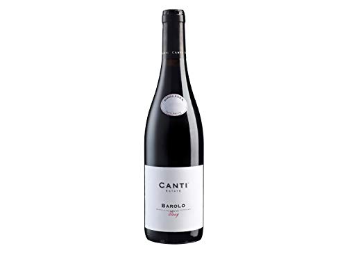 Canti - Italienischer trockener Barolo Rotwein, Nebbiolo-Trauben aus Piemont, Reichhaltiger dunkler Beerengeschmack mit einem robusten reichen Geschmack, 1x750 ml von CANTI