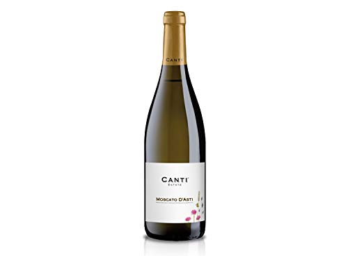 Canti - Weißer D.O.C.G. Spritzwein, Moscato d'Asti 5,5%, italienische Traubensorte aus Piemont, fruchtiger und süßer Geschmack, 1x750 ml von CANTI