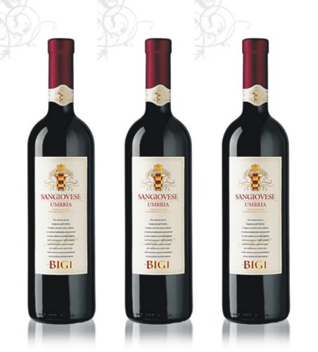 Sangiovese - Bigi - rot - trocken - 13%vol. - 3er Weinprobe von Cantina Bigi
